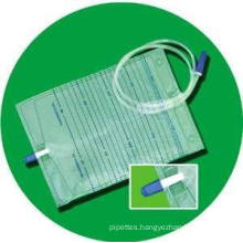 Disposable Urine Drainage Bag with Pull-Push Valve for Medical, Hospital